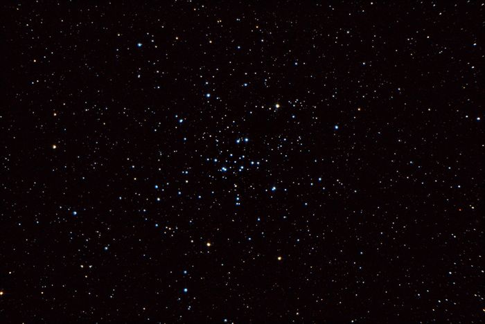 Рассеянное скопление М 34 в созвездии Персей. Ратомка. 7 января 2018 года. 